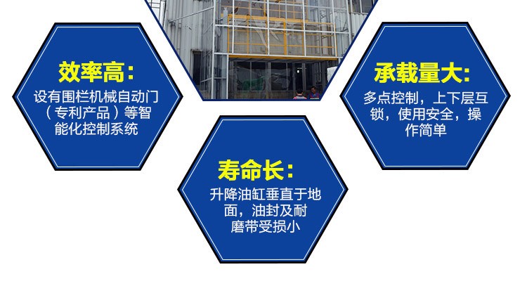 華楠駿業(yè)直頂式液壓升降機 標準型升降機 固定式升降臺